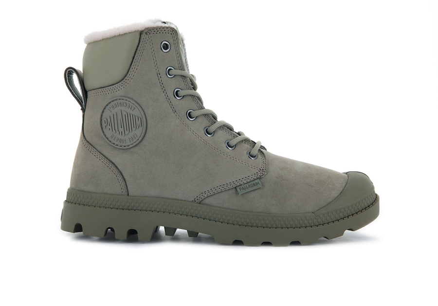 Palladium Pampa Sport Cuff Wps Donkergroen | ZGA2241TE